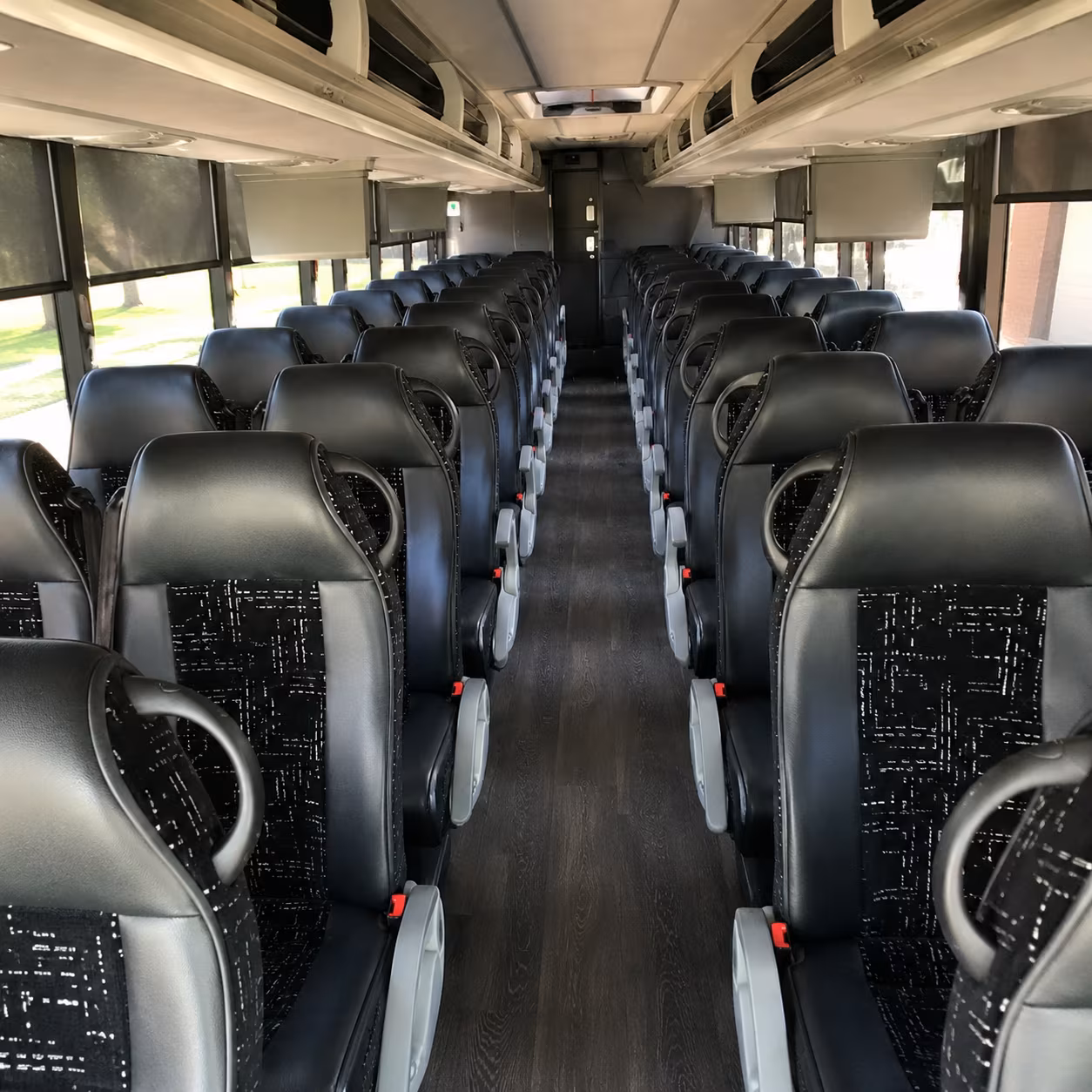 get a bus that fits your whole prom group from 10 to 50 passengers