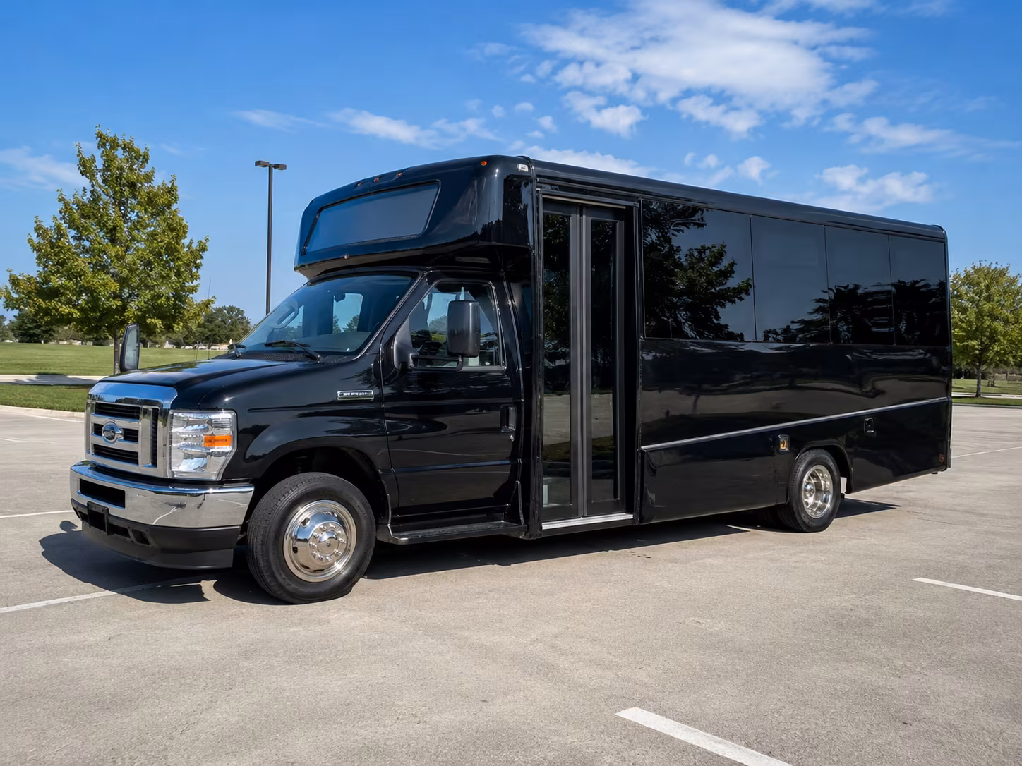 san marcos event transportation with a private charter bus in san marcos