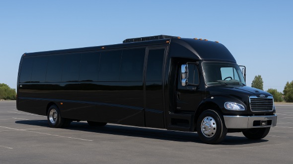 Exterior of Charter Bus Company Encinitas's 20 Passenger Mini bus in Encinitas