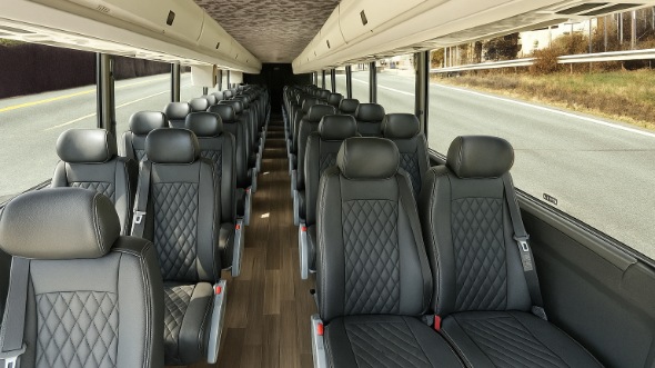 encinitas 20 passenger minibus inside