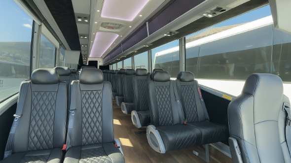 encinitas 35 passenger minibus inside